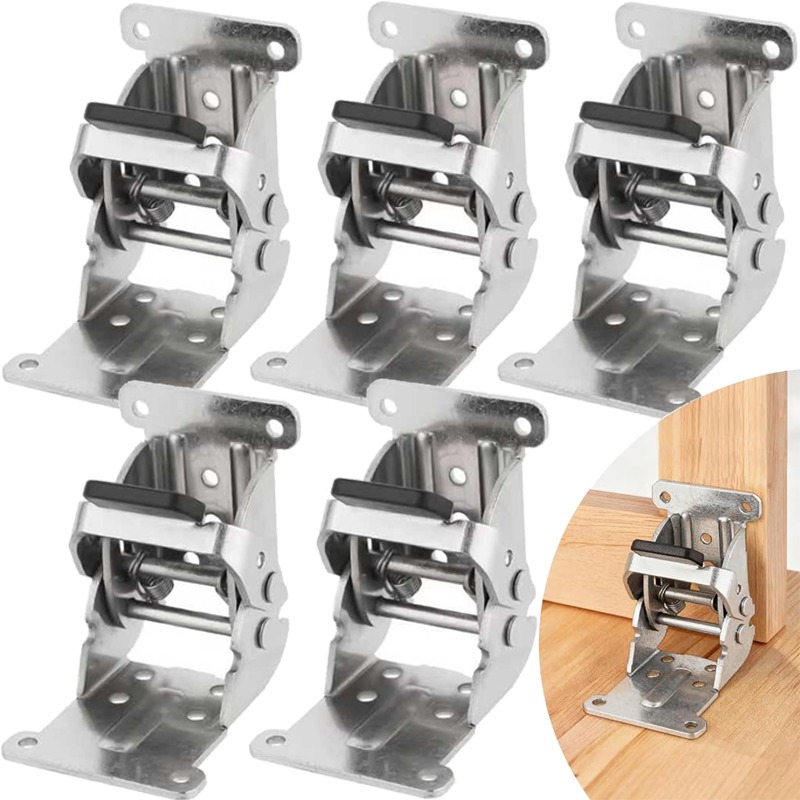 Furniture Hardware For Legs - Cerniera pieghevole autobloccante Staffa di supporto