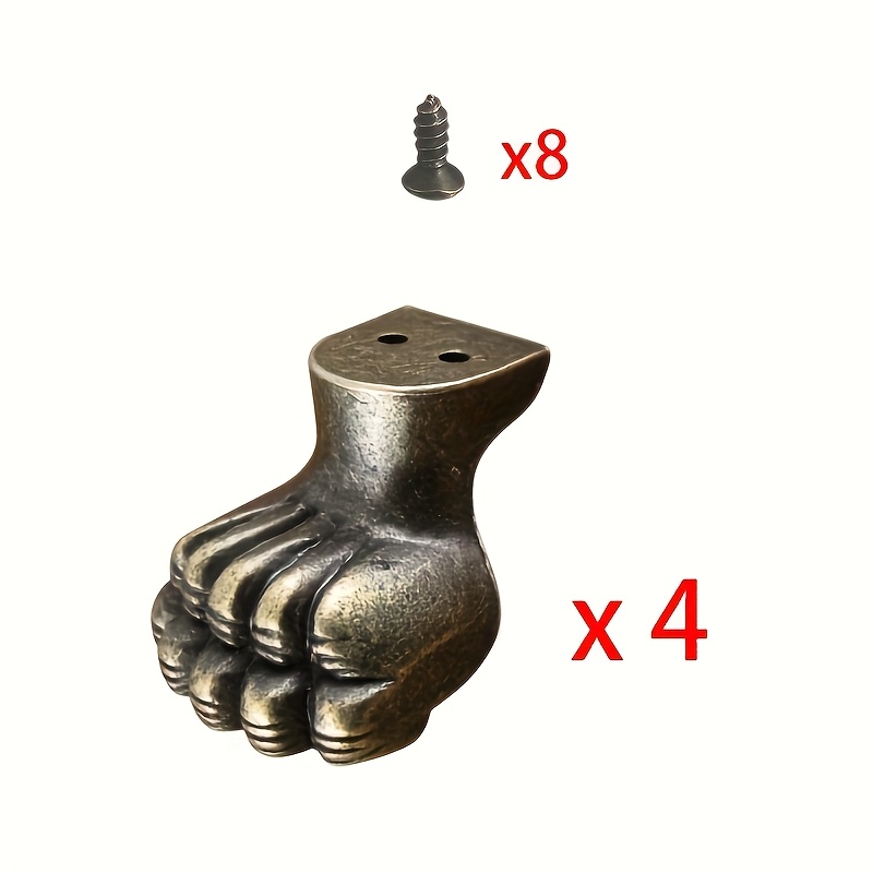 Furniture Hardware For Legs - 4 pz. Piedini Decorativi Antichi in