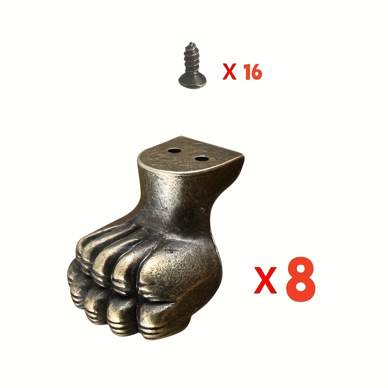 Furniture Hardware For Legs - 8 pz. Piedini Decorativi Antichi in
