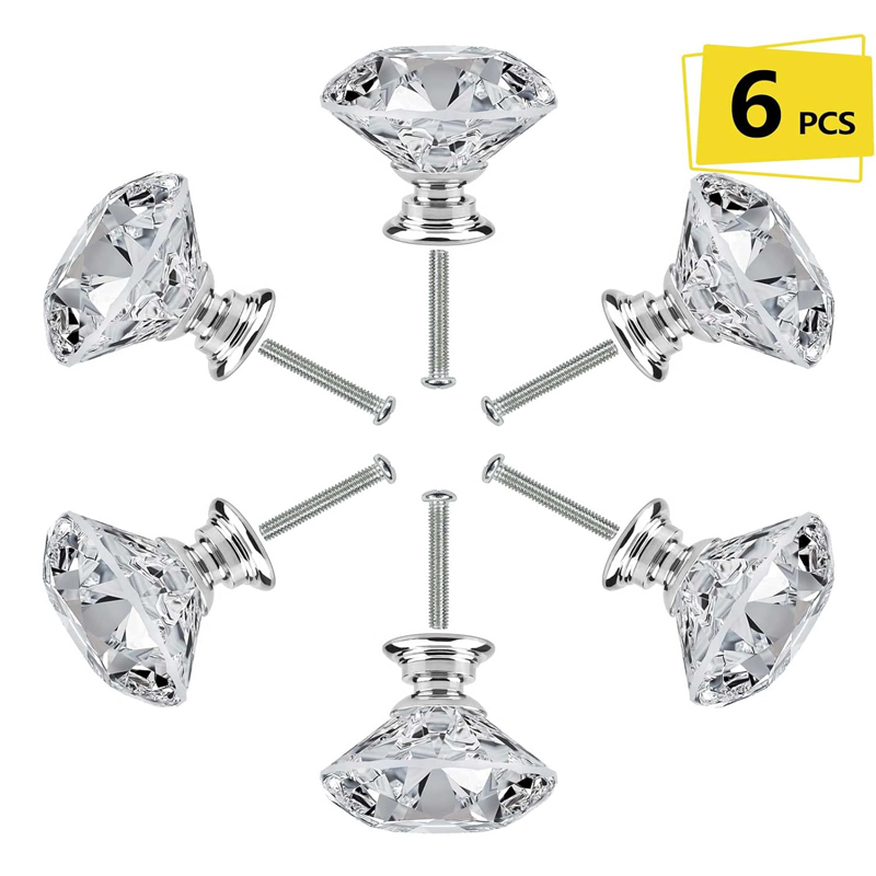 Furniture Hardware Bolts - Set di 6 pomelli per armadietto
