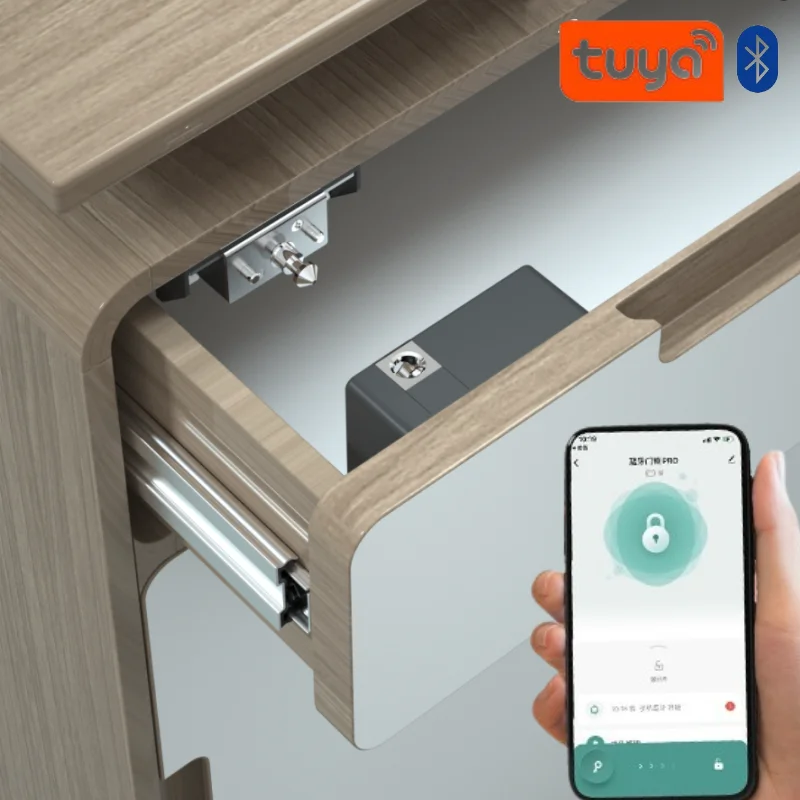 Furniture Hardware Bolts - Tuya Smart Cabinet Door Lock Serratura