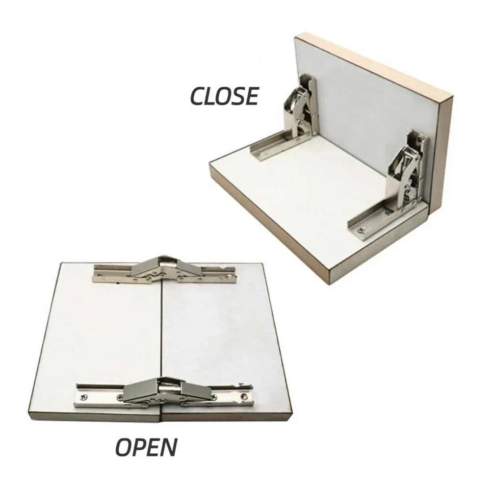 Furniture Hardware For Legs - 2PCS 90 gradi cerniere pieghevoli autobloccanti