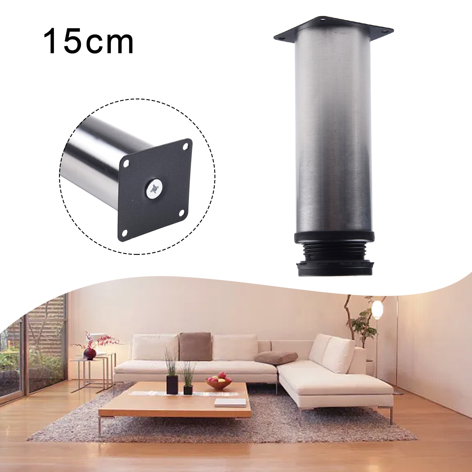 Gamba per mobili in acciaio in - Furniture Hardware For Legs recensione e prezzo