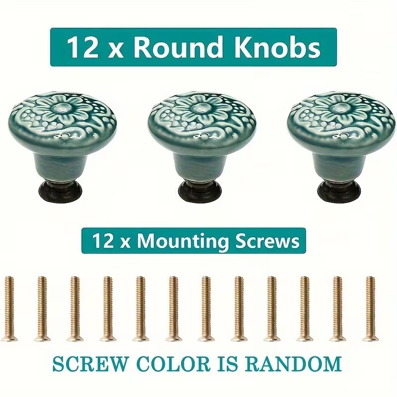 12 pomelli per armadietti in c - Furniture Hardware Bolts recensione e prezzo